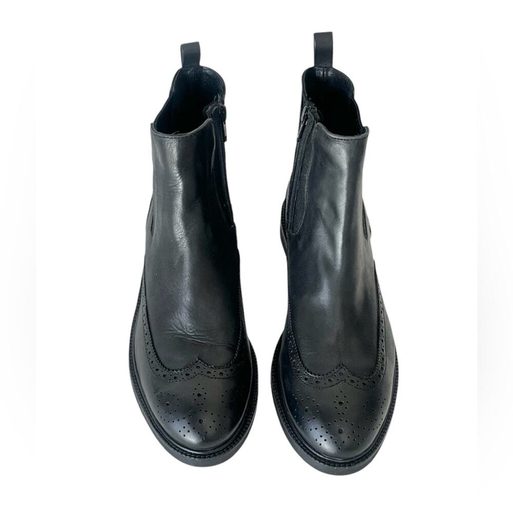 Jeffrey Campbell Edmone Leather Chelsea boots black 7.5 - Picture 4 of 13